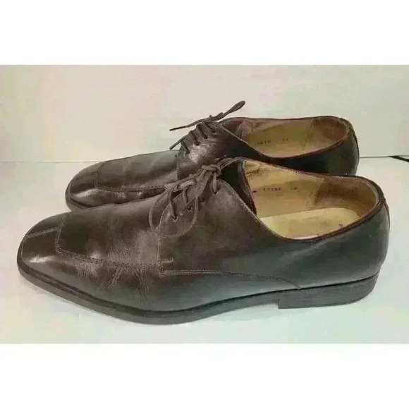 Split Toe Oxford MEZLAN PICARDIE BROWN LEATHER LACE UP SHOES SIZE 13 Spain main image 4